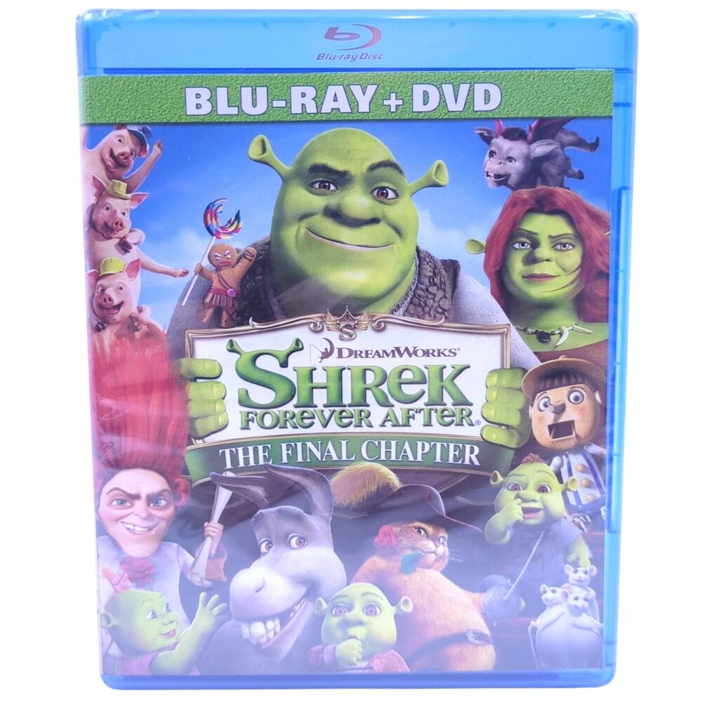 Shrek Forever After The Final Chapter Blu-ray + DVD Combo Pack 2-Disc Set NEW